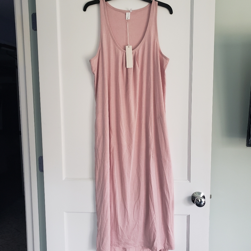 Bare Necessities sleeveless long chemise XL, color: rose